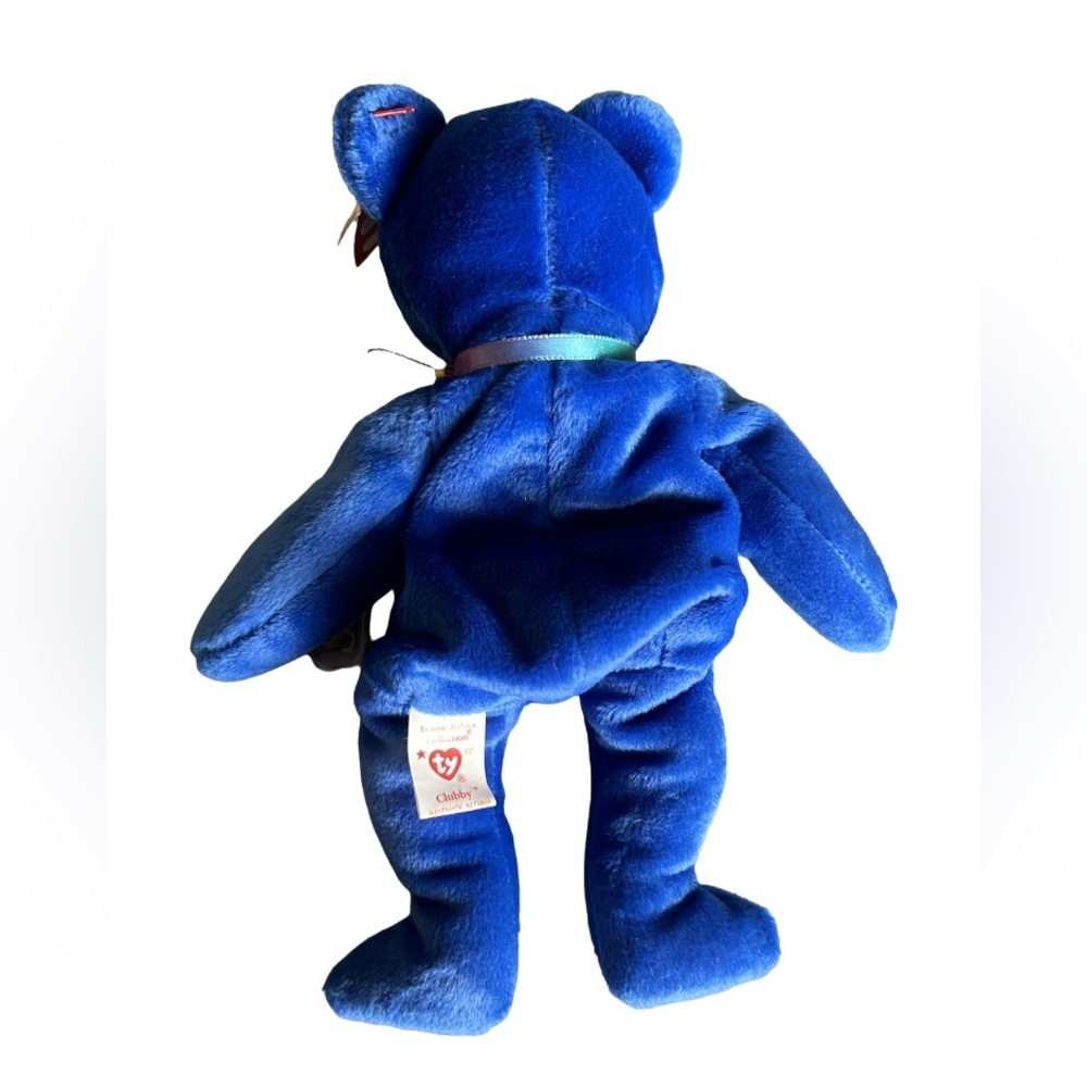 NWT Original TY Beanie Baby 1998 Clubby The Bear - Picture 2 of 7